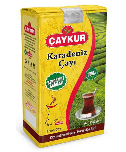 Çaykur Bergamot Aromalı Karadeniz Çayı 1000gr
