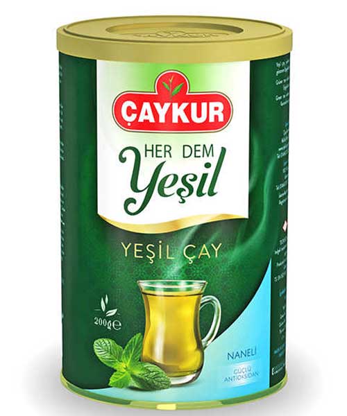 Çaykur Yaprak Yeşil Çay (Naneli) 200gr