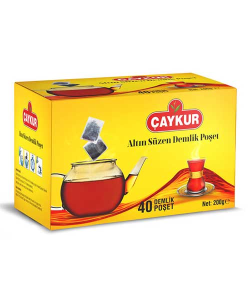 Çaykur Altın Süzen Demlik Poşet Çay 200 Gr.