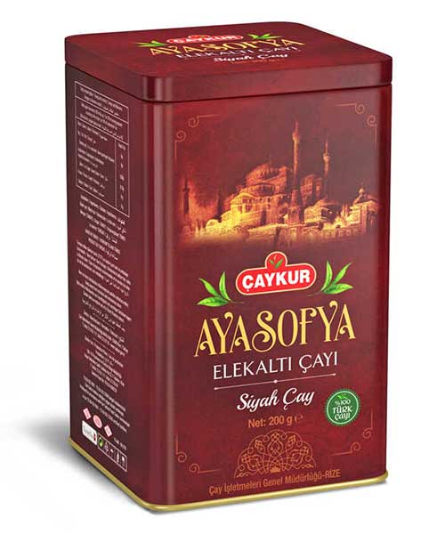 Çaykur Ayasofya Elekaltı Siyah Çay 200 Gr. (Teneke Kutu)