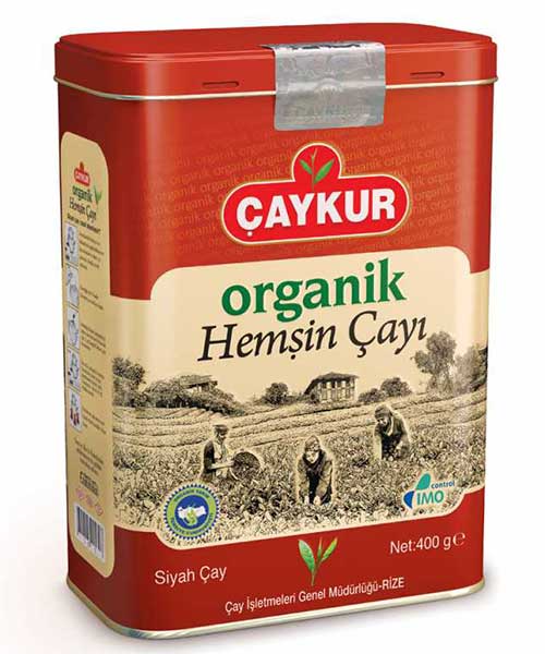 Çaykur Organik Hemşin Çayı 400gr (Teneke Kutu)