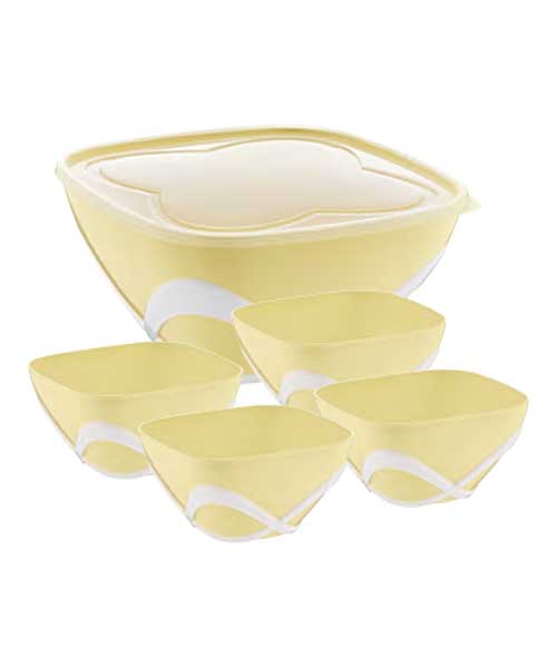 Beehome Salata Saklama Seti (1X4,5Lt)(4X0,75Lt) Ak 398