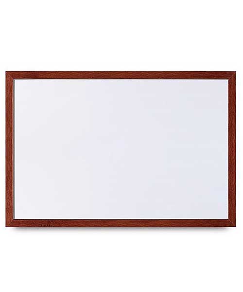 Akyazı Ahşap Çerçeve Yazı Tahtası Laminat Ceviz Renk 120X140 0706