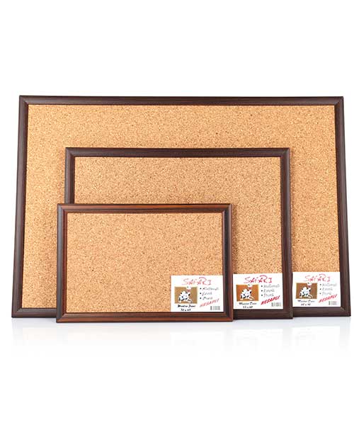 Akyazı Safari Mantar Pano Mdf Çerçeve Ve Ceviz Renk 90X120 0403