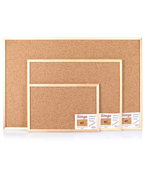 Akyazı Simge Mantar Pano Ahşap Çerçeve 45X60 0136