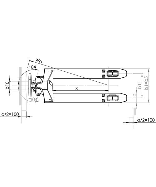 Daima Transpalet Manuel Dpt25-200