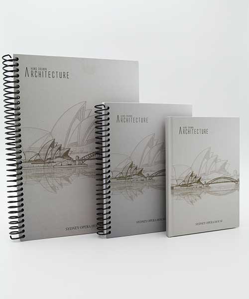 Dilman Architecture Spiralli Defter A4 160Yp  Düz