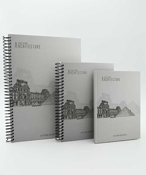 Dilman Architecture Spiralli Defter A4 160Yp  Düz