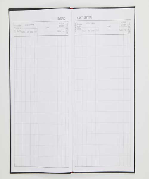 Dilman Evrak Kayıt Defteri Ciltli  22,5X32 240Yp