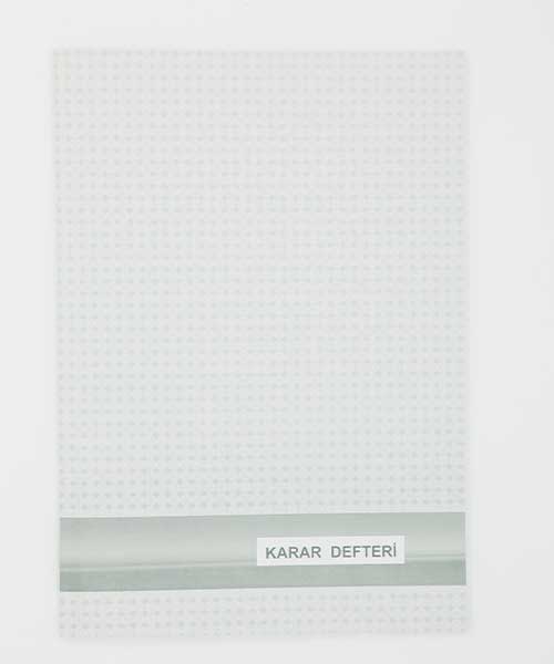 Dilman Karar Defteri Karton 22X31,5  40Yp  Numaralı