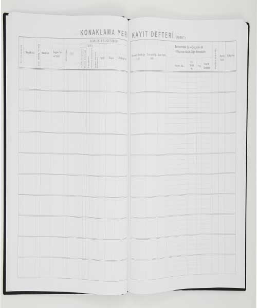 Dilman Konaklama Defteri Ciltli  28,5X35 192 Yp