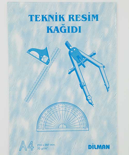 Dilman Teknik Resim Kağıdı A4 Dik 30Yp