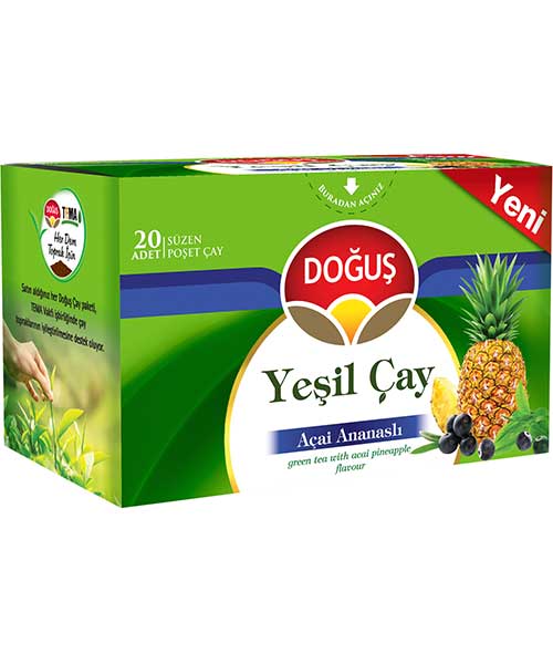 Doğuş Yeşil Çay Açai Ananaslı 20'li