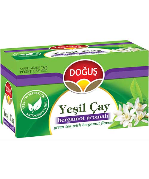 Doğuş Yeşil Çay Bergamotlu 20'li