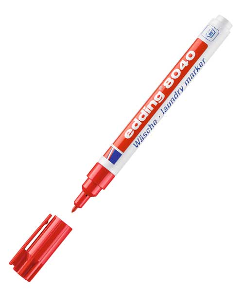 Edding Çamaşır Kalemi Kırmızı (E-8040) Ed804002