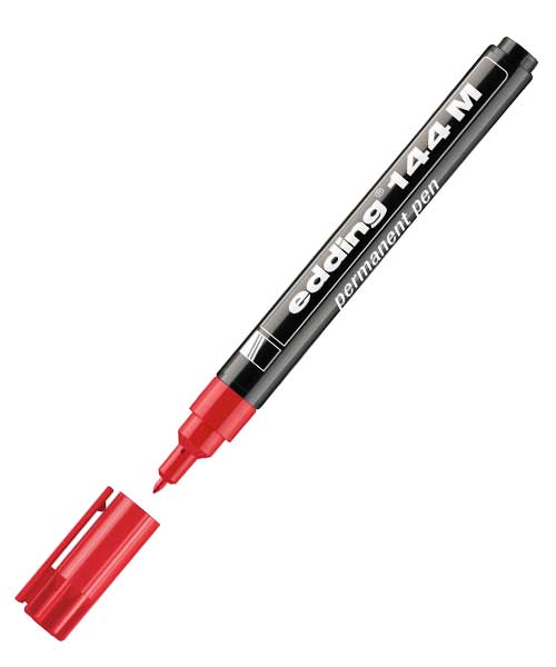Edding Asetat Kalemi Kırmızı (E-144M) Ed14402