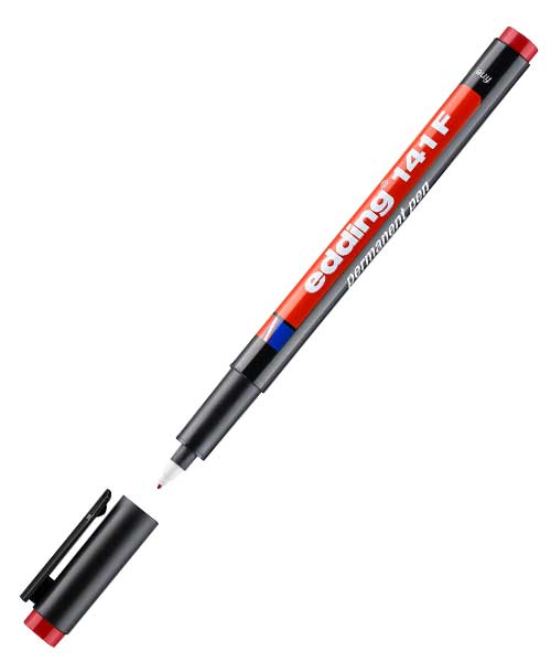 Edding Asetat Kalemi Kırmızı (E-141F) Ed14102