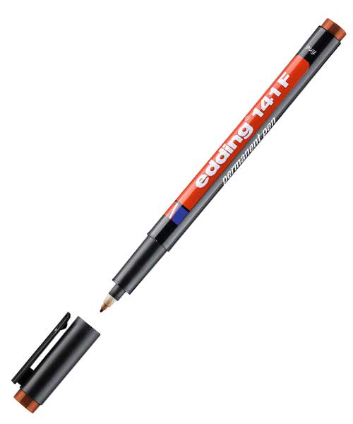 Edding Asetat Kalemi Kahverengi  (E-141F) Ed14107