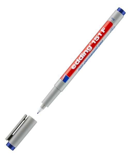 Edding Asetat Kalemi Mavi (E-151F) Ed15103