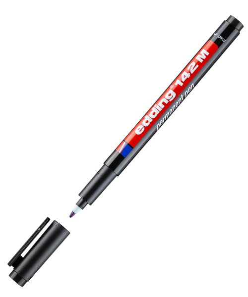 Edding Asetat Kalemi Siyah (E-142M) Ed14201