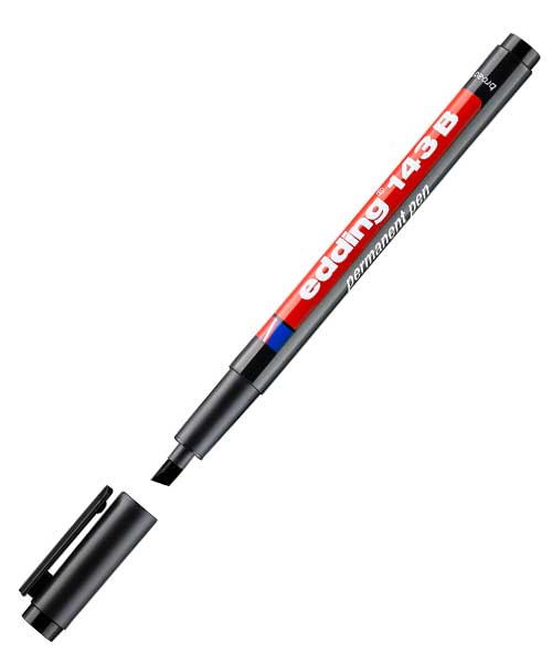 Edding Asetat Kalemi Siyah (E-143B) Ed14301