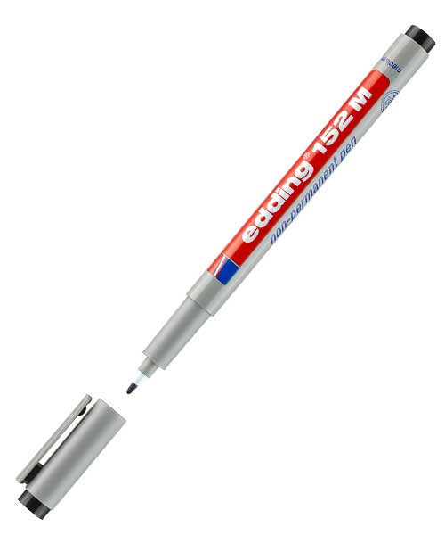 Edding Asetat Kalemi Siyah (E-152M) Ed15201