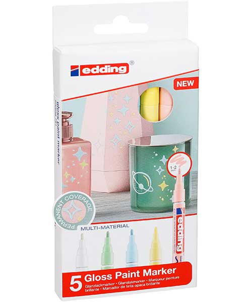 Edding Boya Dekorasyon Markörü 5Li Kutu Pastel (E-751) Ed751K599Pas