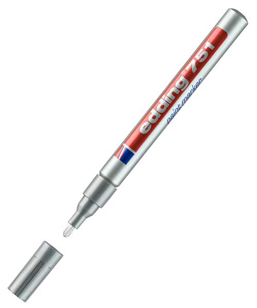 Edding Boya Dekorasyon Markörü Gümüş Ed75154