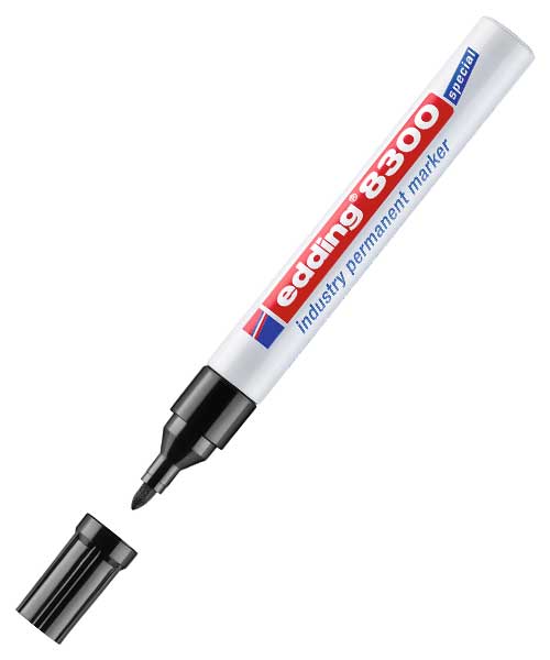 Edding Endüstri Permanent Markör Siyah (E-8300) Ed830001