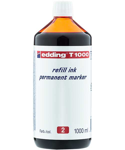 Edding Mürekkep 1000 Ml Kırmızı (E-T100) Edt100002