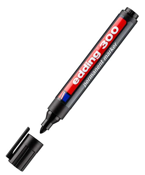 Edding Permanent Markör Siyah  (E-300) Ed30001