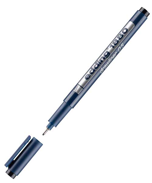 Edding Teknik Çizim Kalemi 0.5Mm Siyah Ed188005Mm01