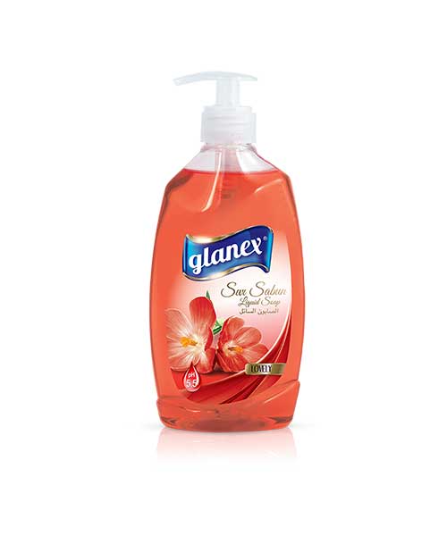 Glanex Sıvı El Sabunu Garnet (Kırmızı) 400Gr