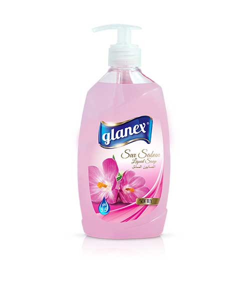 Glanex Sıvı El Sabunu Kuvars (Pembe) 400Gr
