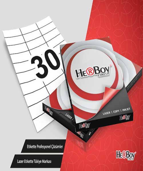 Herboy Laser  70X29.7 Mm Hb-1229 Beyaz