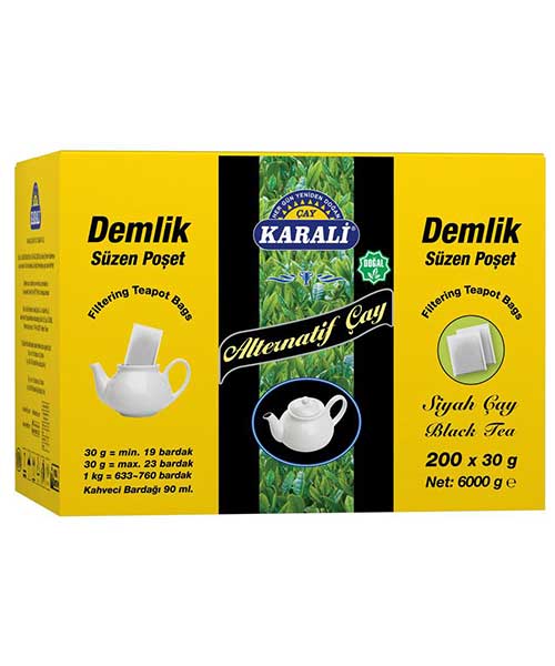 Karali Alternatif Jumbo Demlik Poşet Çay 200x30 Gr