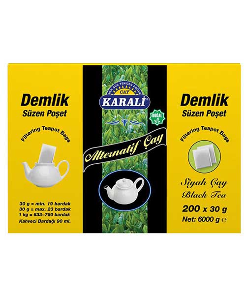 Karali Alternatif Jumbo Demlik Poşet Çay 200x30 Gr