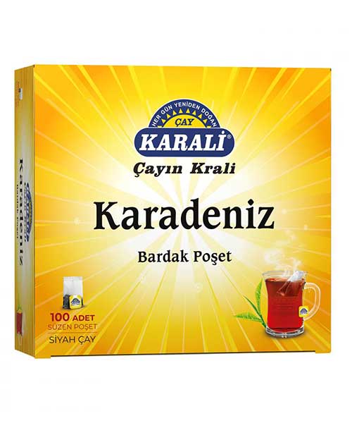 Karali Karadeniz Bardak Poşet Çay 100'lü