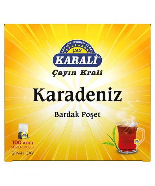 Karali Karadeniz Bardak Poşet Çay 100'lü