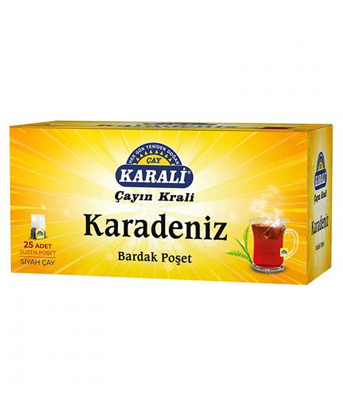 Karali Karadeniz Bardak Poşet Çay 25'li