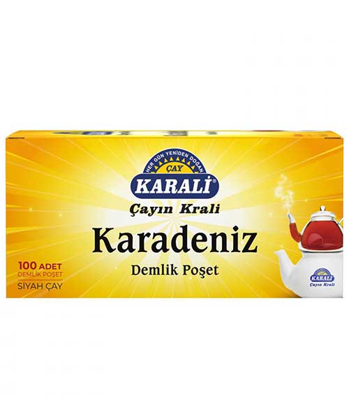 Karali Karadeniz Demlik Poşet Çay 100x3,2 Gr