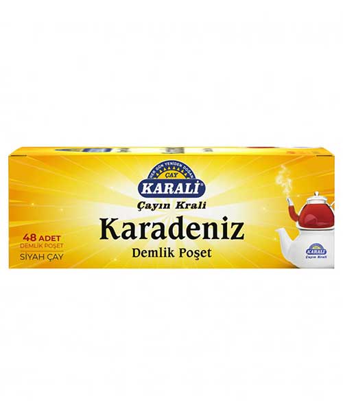 Karali Karadeniz Demlik Poşet Çay 48x3,2 Gr