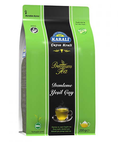 Karali Premium Dökme Yeşil Çay 200g