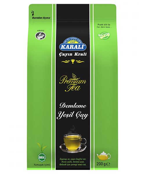 Karali Premium Dökme Yeşil Çay 200g