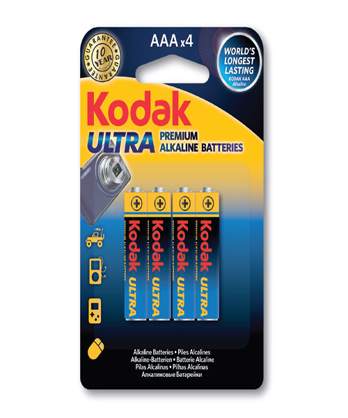 Kodak K3A-4 Ultra Premıum Blister 4'Lü İnce Pil