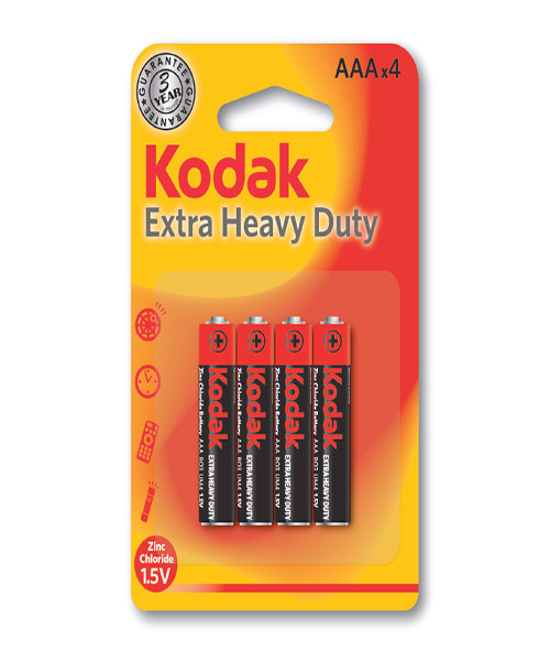 Kodak K3Ahz-S2 Çinko Karbon Shrınk.2'Li İnce Pil