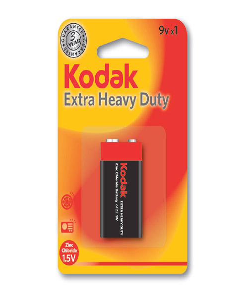 Kodak K9Vhz-1 Çinko Karbon Blister 9 Volt Pil