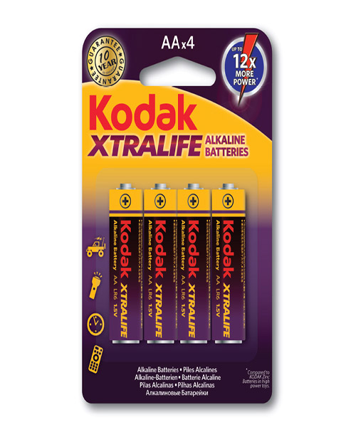 Kodak Kaa-4 Xtralıfe Alkalin Blister 4'Lü Kalem Pil