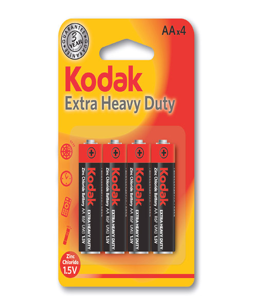Kodak Kaahz-S4 Çinko Karbon Shrınk.4'Lü Kalem Pil