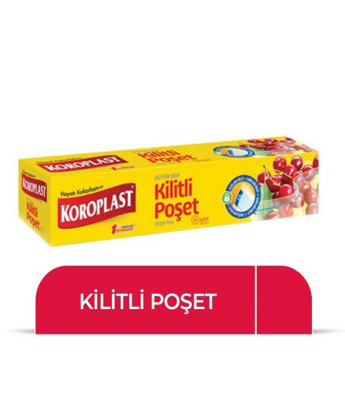 Koroplast Buzdolabı Poşeti Kilitli Büyük